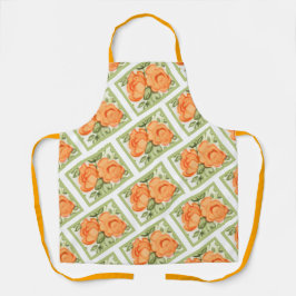 Oranje gekleurde Rozen Schort