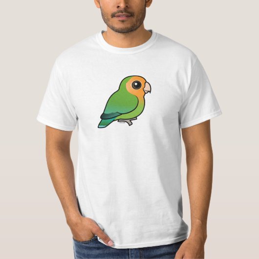 Oranje-gelaatstrekkende kolibrie t-shirt (Voorkant)