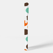 Oranje, gele, bruine, blauwe Stippen Case-Mate iPhone Case (Achterkant / Rechts)