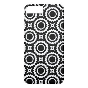 Oranje gele cirkels patroon iPhone 8/7 plus hoesje