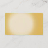 Oranje gele consultant Visitekaartje (Achterkant)