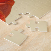 Oranje, gele en rode Tulpbloemen Legpuzzel (Zijkant)