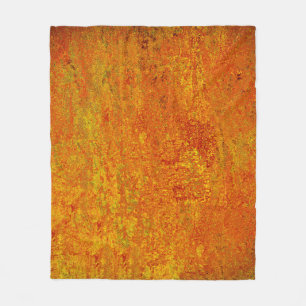 Oranje gele grunge achtergrond abstract, kunst, ba fleece deken