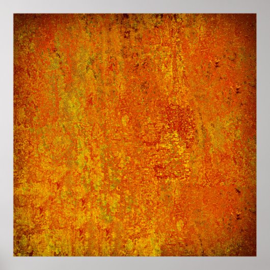 Oranje gele grunge achtergrond abstract, kunst, ba poster (Voorkant)