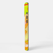 Oranje Gele Kleurrijke Topografie Abstract Marmer iPhone Hoesje (Linkerkant)