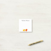 Oranje gele ledematen Autumn Thanksgiving Post-it® Notes (Op bureau)