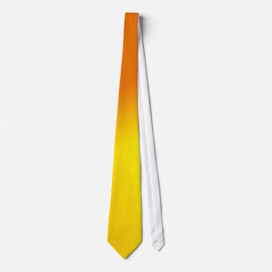 Oranje gele ombre stropdas (Voorkant)