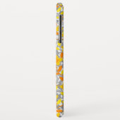 Oranje gele patronen van bloemen Case-Mate iPhone case (Achterkant/links)