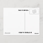 Oranje/gele roos briefkaart (Achterkant)