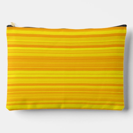 Oranje Gele Strepen Groot Etui (Voorkant)