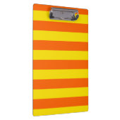 Oranje Gele Strepen Ontwerp Klembord (Rechts)