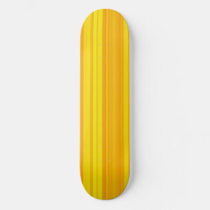 Oranje gele strepen persoonlijk skateboard