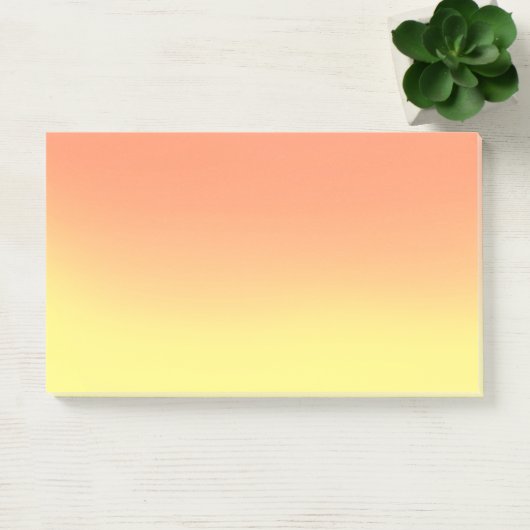 Oranje gele sunset ombre post-it® notes (Kantoor)