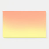 Oranje gele sunset ombre post-it® notes (Voorkant)