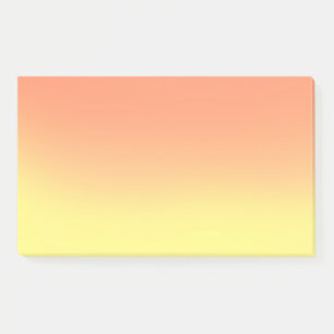 Oranje gele sunset ombre post-it® notes