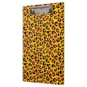 Oranje gele Vector afdrukken op luipaard Klembord (Links)