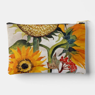 Oranje Gele Zaailingszonnebloem Kunst Etui