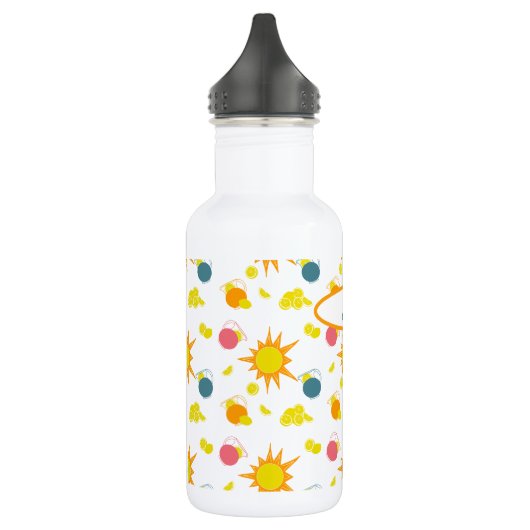 Oranje Gele Zonnelimonade Waterfles (Links)