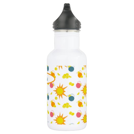 Oranje Gele Zonnelimonade Waterfles (Rechts)