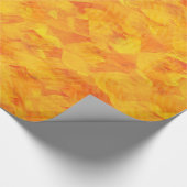 Oranje gele zonneschermen  cadeaupapier (Hoek)