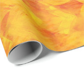 Oranje gele zonneschermen  cadeaupapier (Rol Hoek)