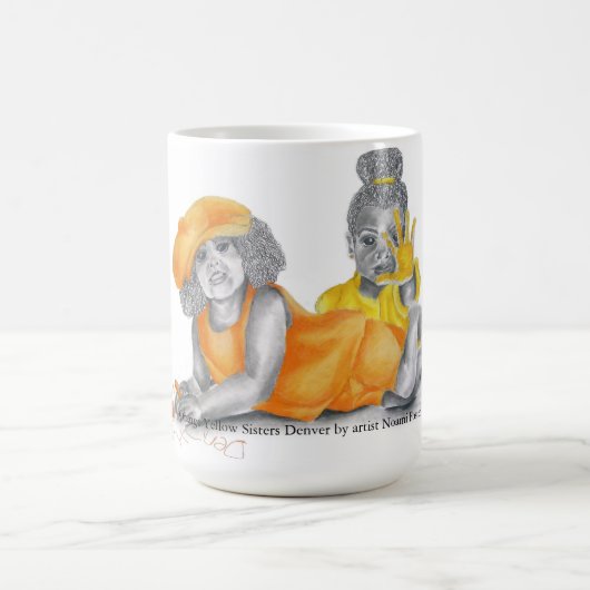 Oranje gele zussen Denver Mok (Center)
