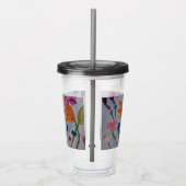 Oranje gelilies acryl drinkbeker (Rechts)