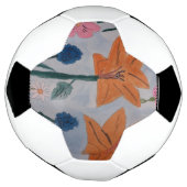 Oranje gelilies voetbal (Gedraaid)