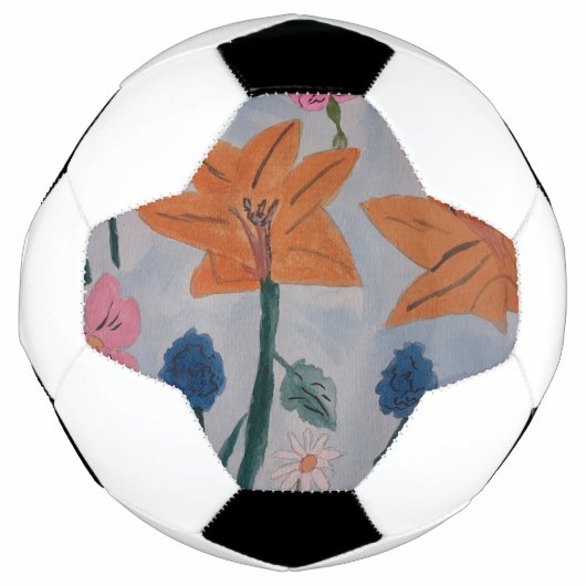 Oranje gelilies voetbal (Voorkant)