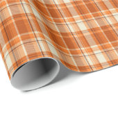 Oranje gelooid cadeaupapier (Rol Hoek)