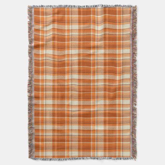 Oranje gelooid deken (Voorkant Verticaal)