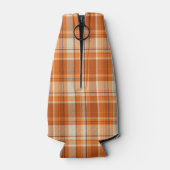 Oranje gelooid flesjeskoeler (Achterkant)