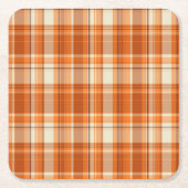 Oranje gelooid kartonnen onderzetters (Voorkant)