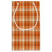 Oranje gelooid klein cadeauzakje (Achterkant)