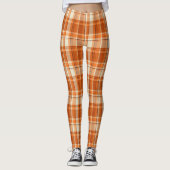 Oranje gelooid leggings (Voorkant)
