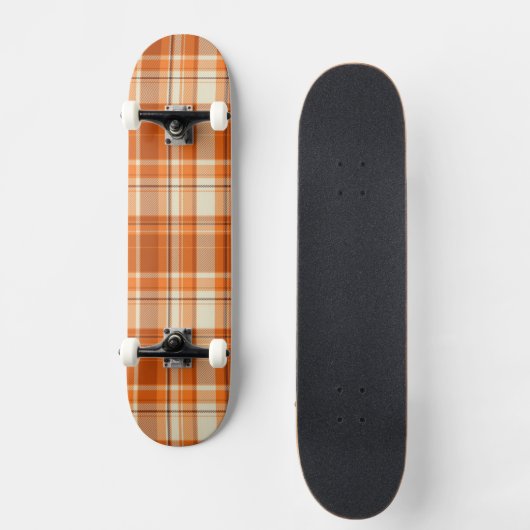 Oranje gelooid persoonlijk skateboard (Voorkant)