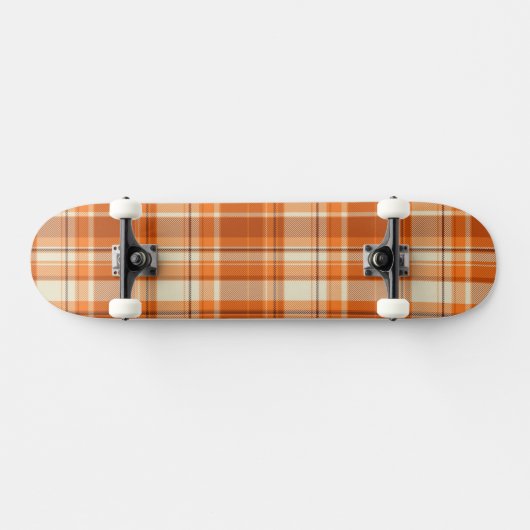 Oranje gelooid persoonlijk skateboard (Horizontaal)
