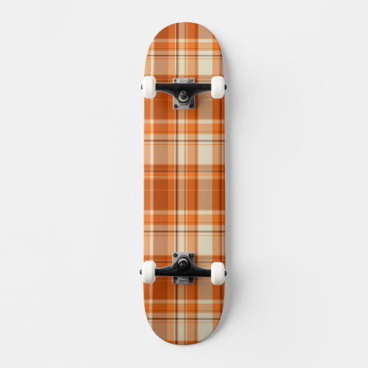 Oranje gelooid persoonlijk skateboard (Voorkant)
