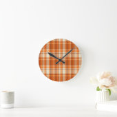 Oranje gelooid ronde klok (Huis)