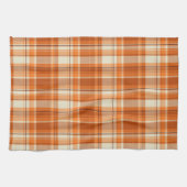 Oranje gelooid theedoek (Horizontaal)