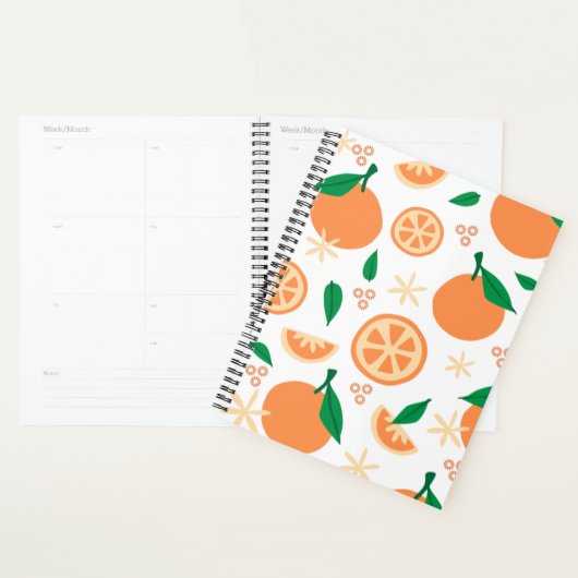 Oranje geluksplanner planner (Display)