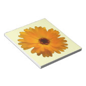 Oranje gemarmerde laptop notitieblok (Schuin)