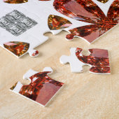 Oranje Gemstone Diamond Art, Oranje Legpuzzel (Zijkant)