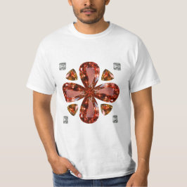 Oranje Gemstone Diamond Art, Oranje T-shirt
