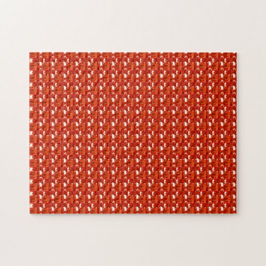 Oranje Gemstone Pattern Legpuzzel (Horizontaal)