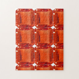 Oranje Gemstone Pattern Legpuzzel