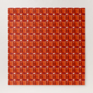Oranje Gemstone Pattern Legpuzzel