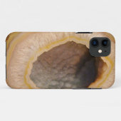 Oranje Geode 3D iPhone 5 hoesje (Achterkant (horizontaal))