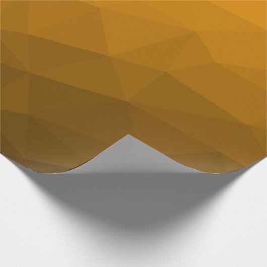 Oranje geometrisch maaspatroon van de gradiënt cadeaupapier (Hoek)