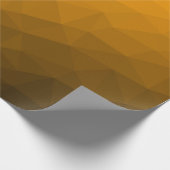 Oranje geometrisch maaspatroon van de gradiënt cadeaupapier (Hoek)